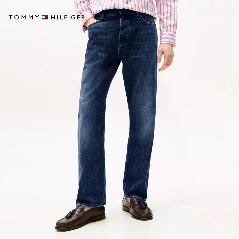 Tommy Hilfiger Джинсы мужские Denim Blue 1BM Moderate Straight Fit — фото 4