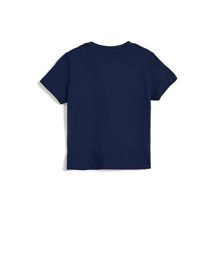 Футболка с принтом Big Pony Polo Ralph Lauren Kids, Refined Navy — фото 2