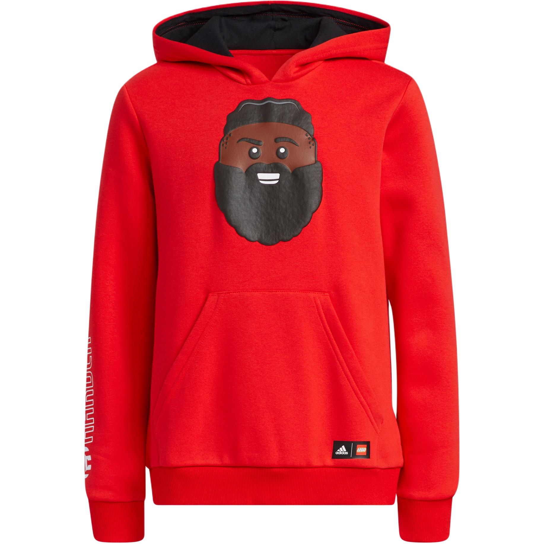 LEGO Футболка, Толстовка Harden Ярко-красная Подростковая Adidas — фото 2