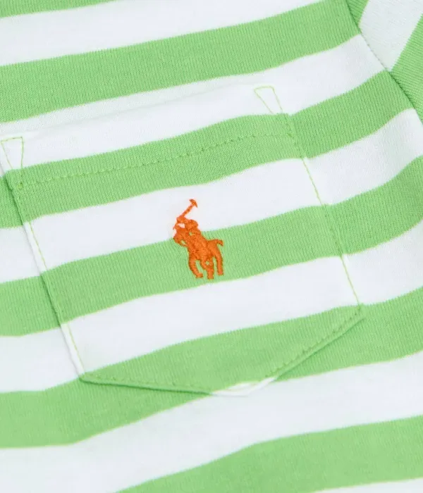 Футболка regular fit Polo Ralph Lauren, зеленый — фото 3