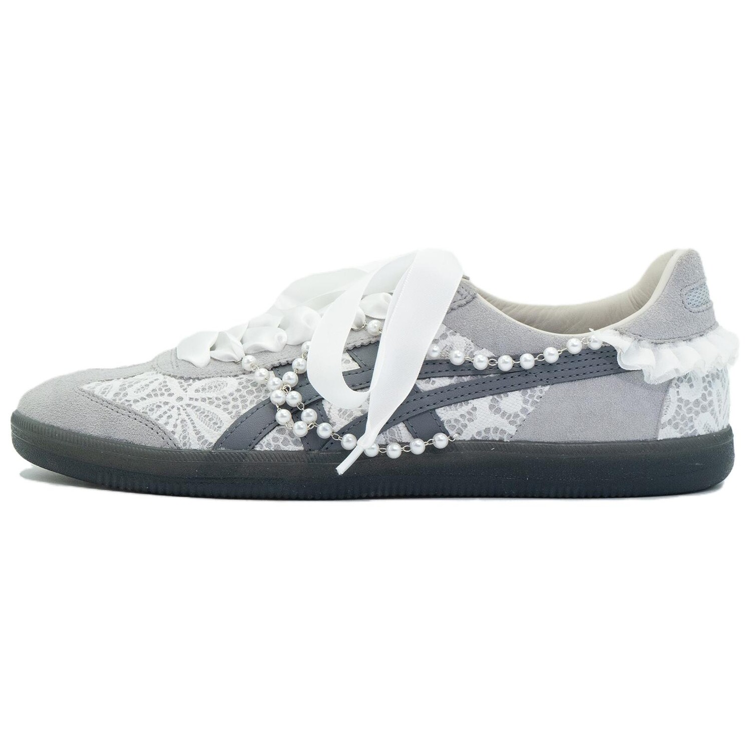 

Кроссовки Onitsuka Tiger Tokuten Skateboarding Shoes Unisex Low-top Grey/white, серый