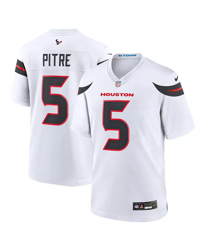 

Мужская альтернативная игровая футболка Jalen Pitre Houston Texans Nike, белый
