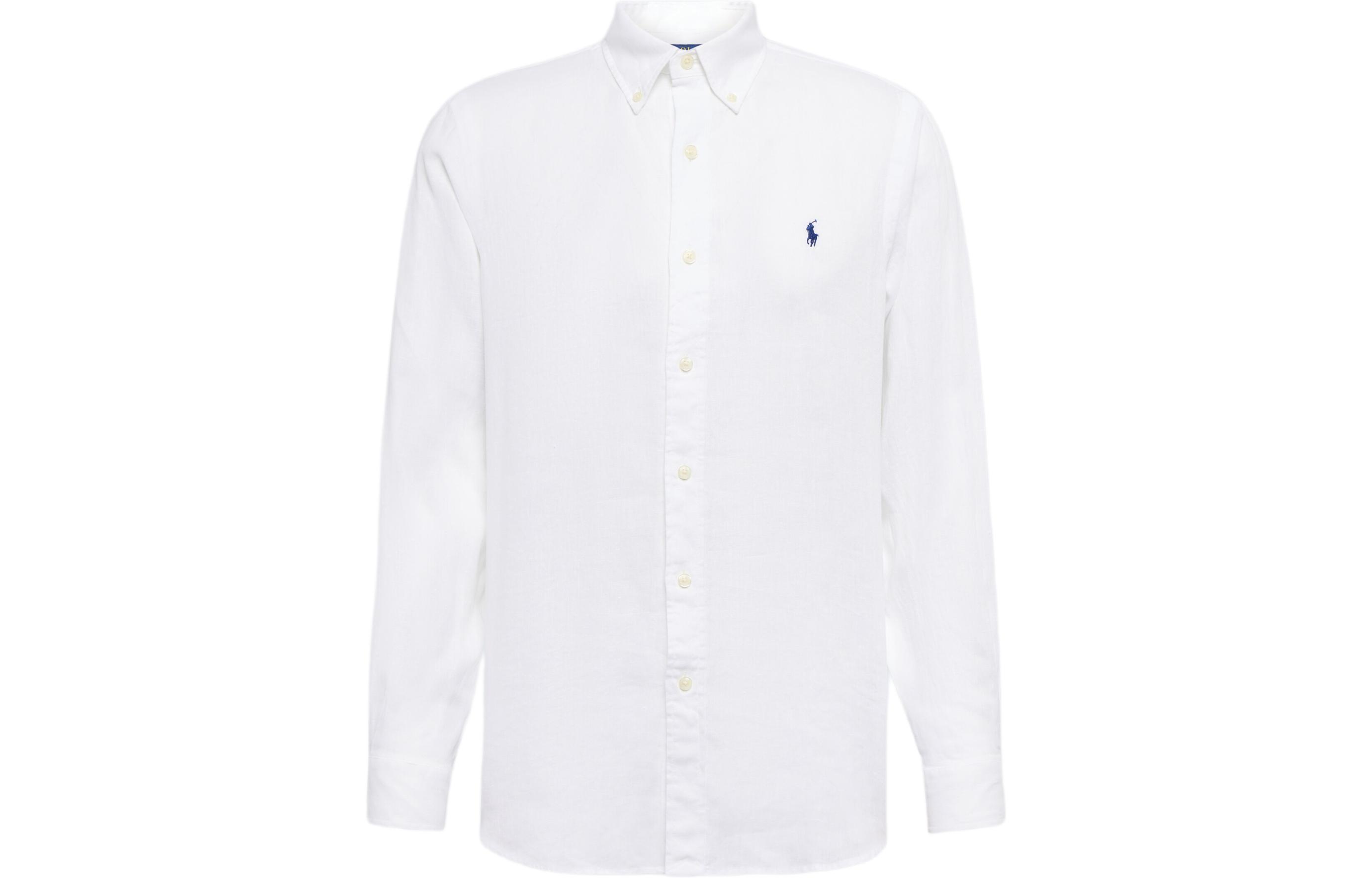 Polo Ralph Lauren Рубашка Logo Embroidered Long Sleeved Shirt — фото 3