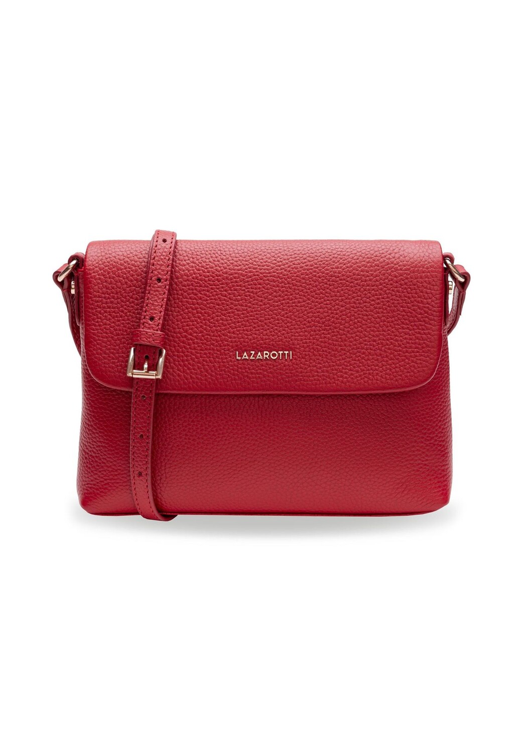 

Сумка через плечо Bologna Leather 25 см LAZAROTTI, красный