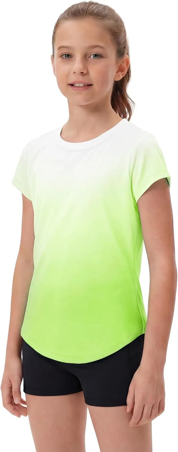 Детская футболка активная Stelle, Neon Yellow
