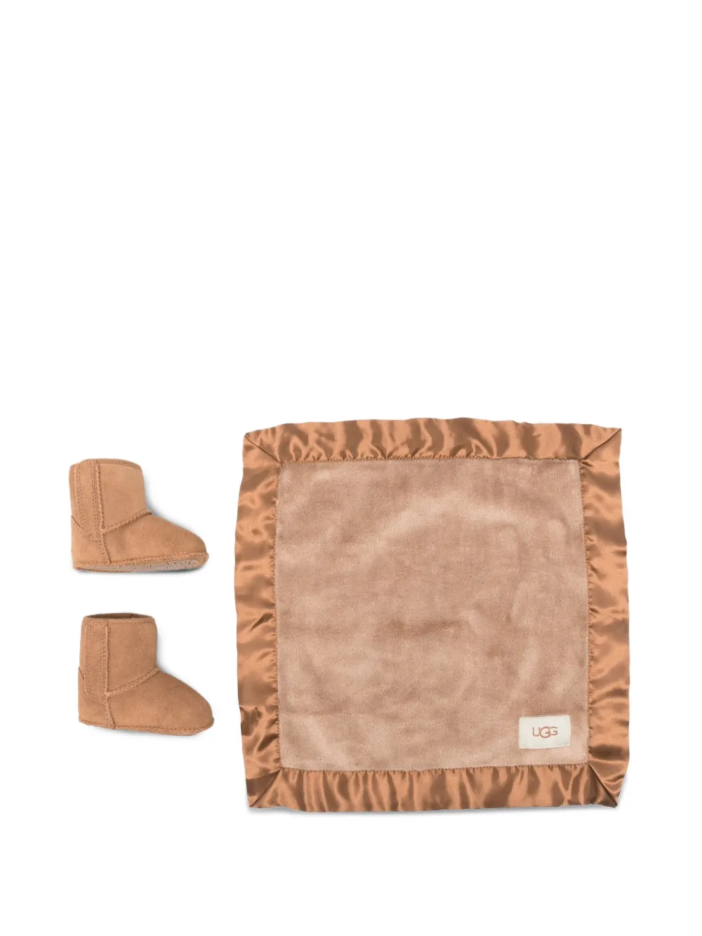 

Кожаные ботинки UGG Kids, коричневый