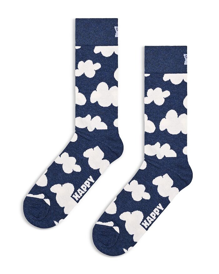 

Носки Happy Socks Cloudy Crew, синий