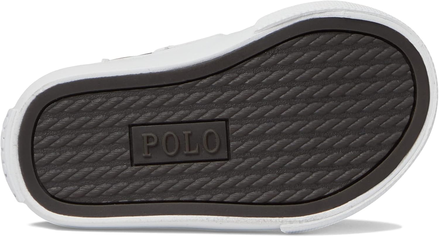 Кожаные кроссовки POLO RALPH LAUREN Sayer для мальчиков (младший возраст), белый — фото 3