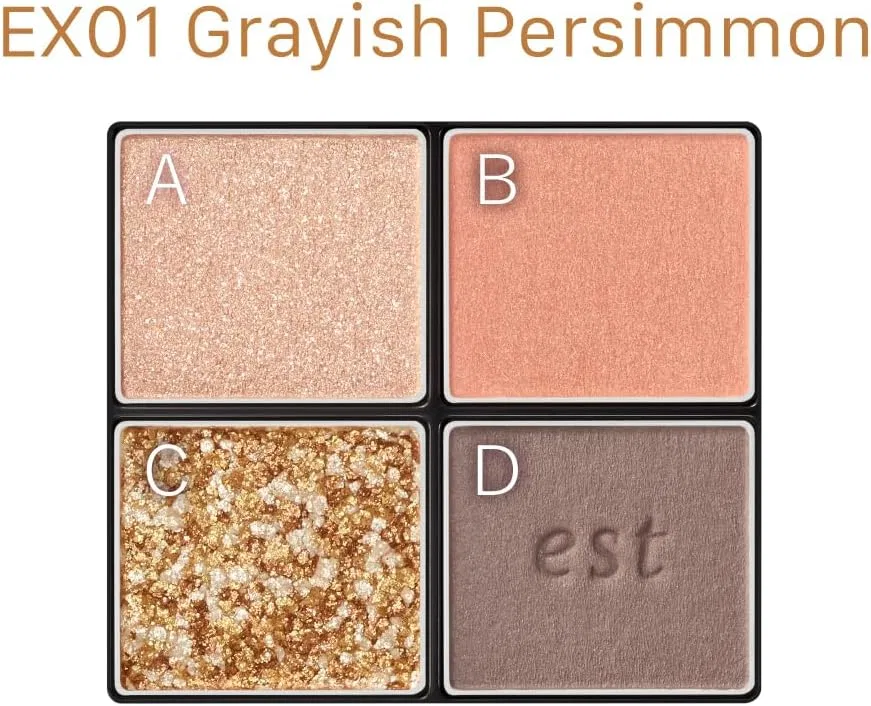 Тени для век Est Transphire Eye Color EX01 Graceful Persimmon — фото 2