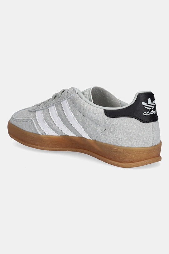 Детские кроссовки Gazelle Indoor Adidas Originals, серый — фото 3