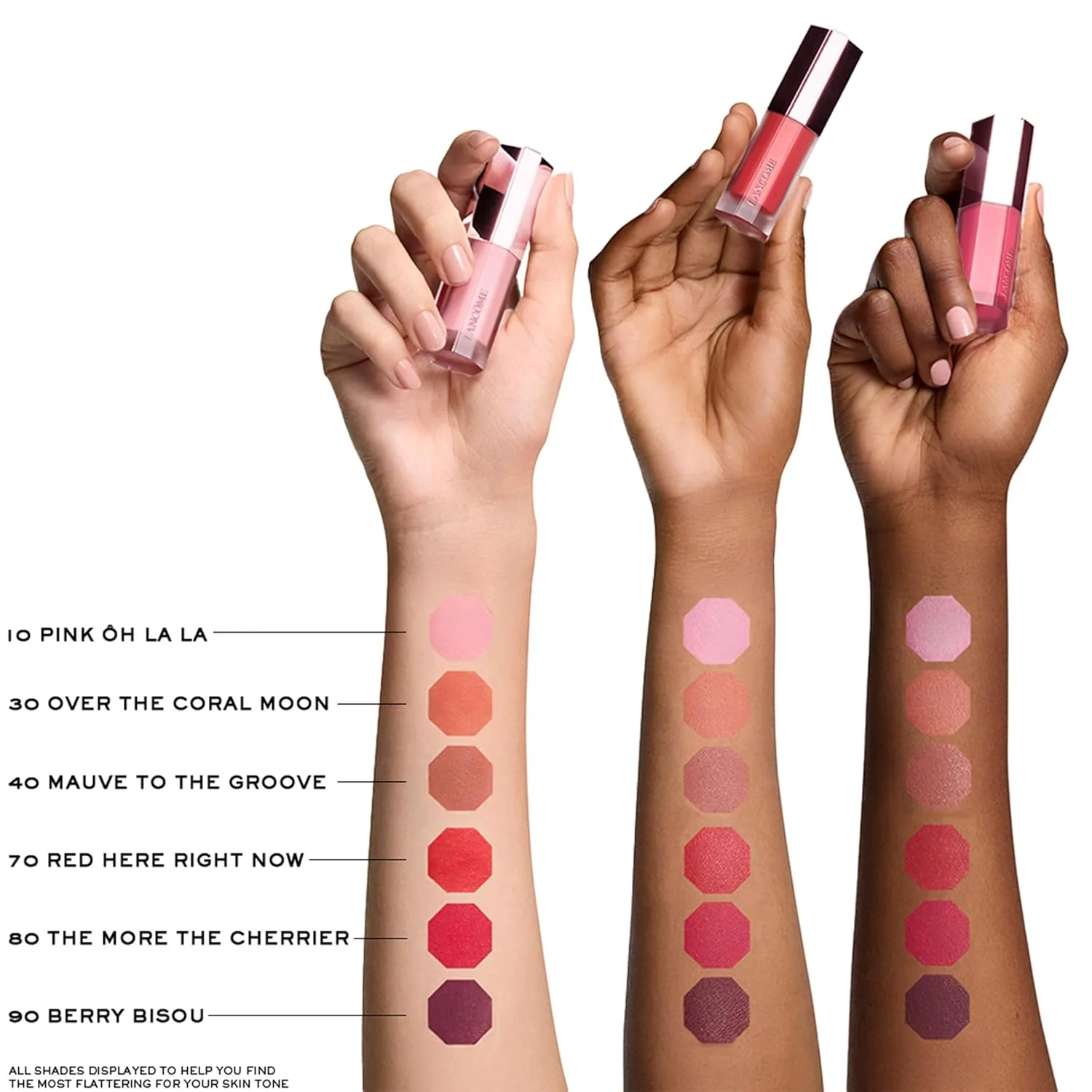 Жидкие румяна Lancôme Skin Idôle Juicy - ​​невесомые жидкие румяна с мягким матовым финишем - легко наслаиваются и позволяют коже дышать., 40: Mauve to the Groove (Delicate Pink Nude) — фото 4