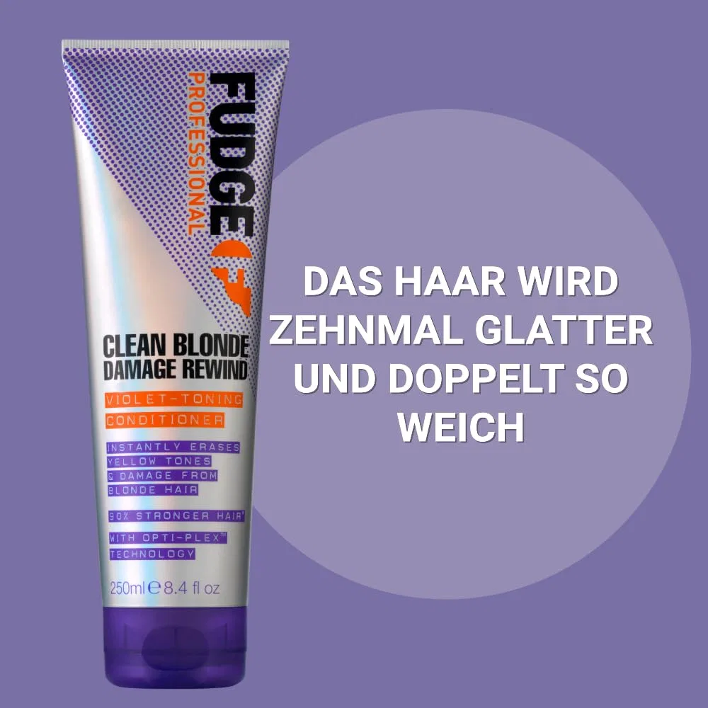 Кондиционер для светлых волос «Clean Blonde Damage Rewind» от Fudge Professional, 1000 мл Fudge, Colourful — фото 3