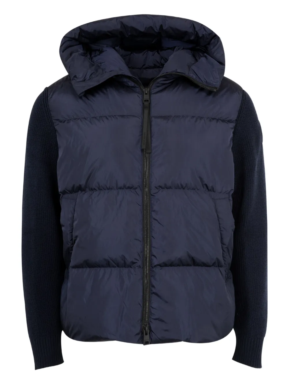 

Стеганая куртка с капюшоном Canada Goose, синий