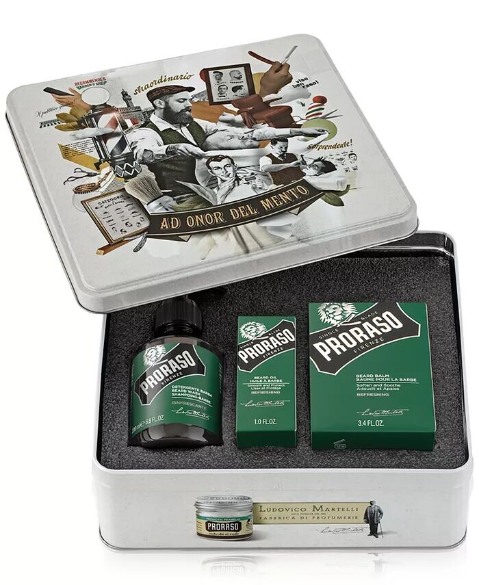 

4 шт. Подарочный набор для обновления бороды Proraso
