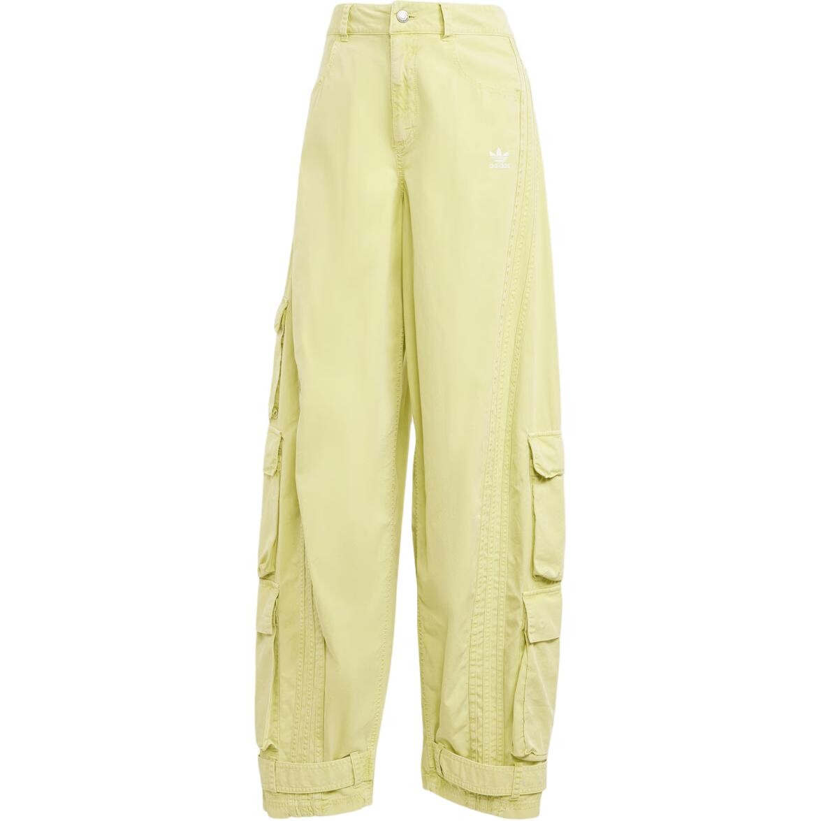 

Брюки-карго женские ADILENIUM пастельно-желтого цвета Adidas Originals