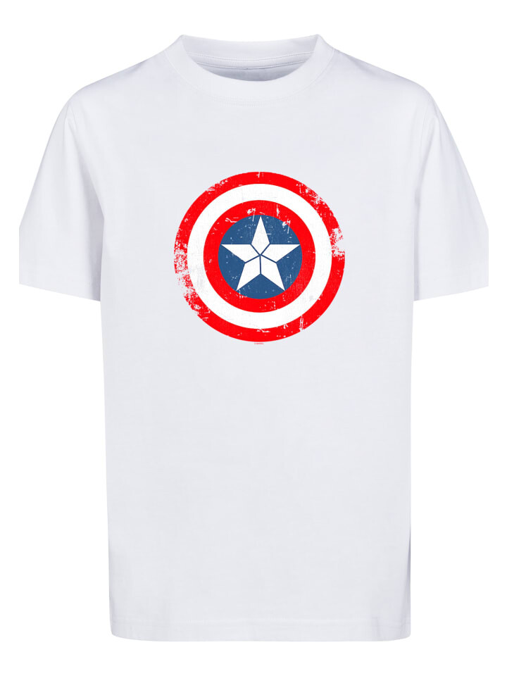 

Футболка F4NT4STIC Marvel Captain America Civil War Schild, белый