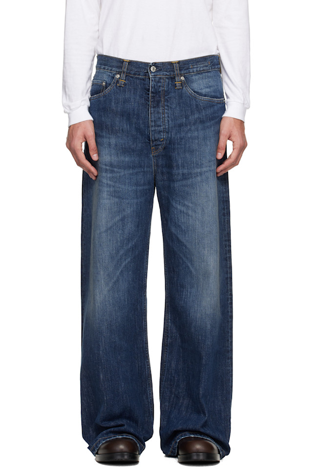 

Hope Синие широкие джинсы