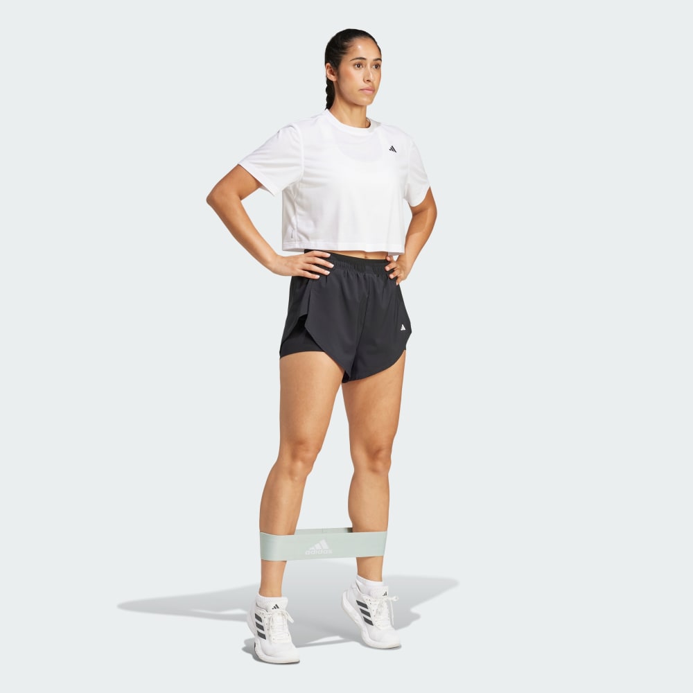 Спортивная футболка Adidas Train Essentials Boxy Workout Tee, белый — фото 3