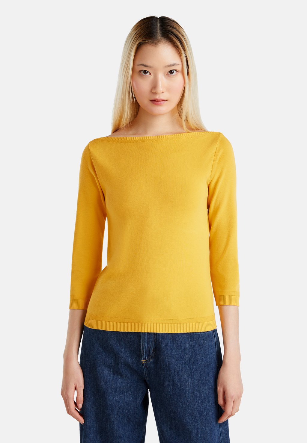 

Джемпер NECK United Colors of Benetton, желтый