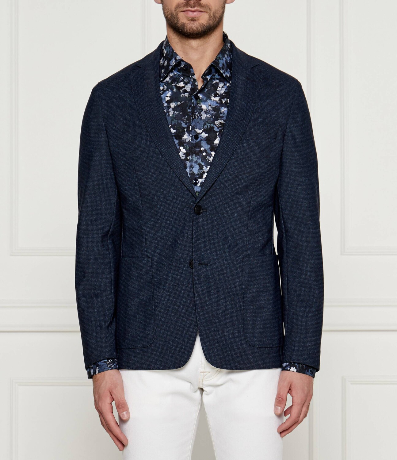 

Куртка BOSS BLACK elegante P-Hanry-J Slim Fit, темно-синий