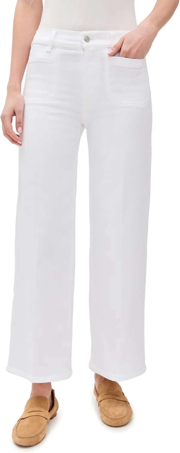 

FRAME Women's Le Slim Palazzo Bardot Pocket Jeans