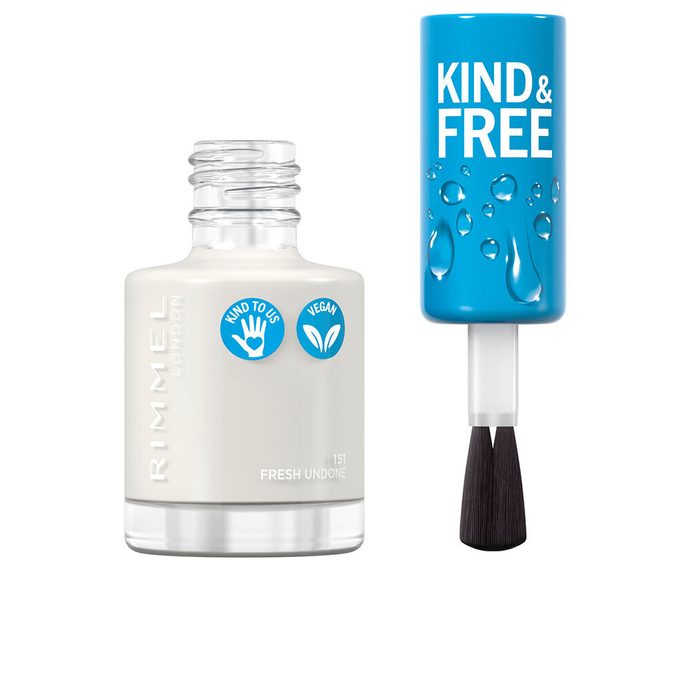 Лак для ногтей Kind & free nail polish Rimmel london, 8 мл, 151-fresh undone — фото 2