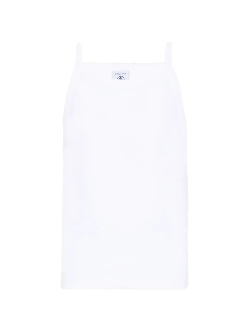 Комплект из двух хлопковых маек Petit Bateau, белый — фото 2