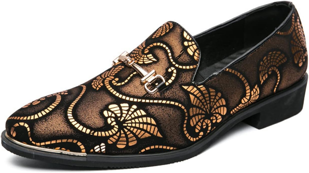 

Мужские повседневные кожаные туфли CHUUMEE, модные комфортные лоферы без шнурков, золотой