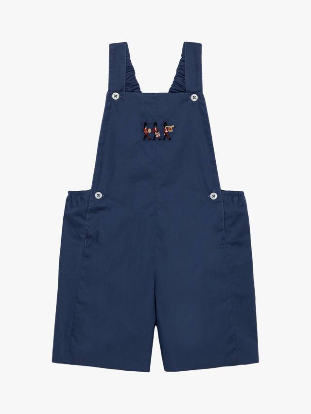 

Хлопчатобумажный комбинезон toastie baby alexander с нагрудником Trotters, темно-синий