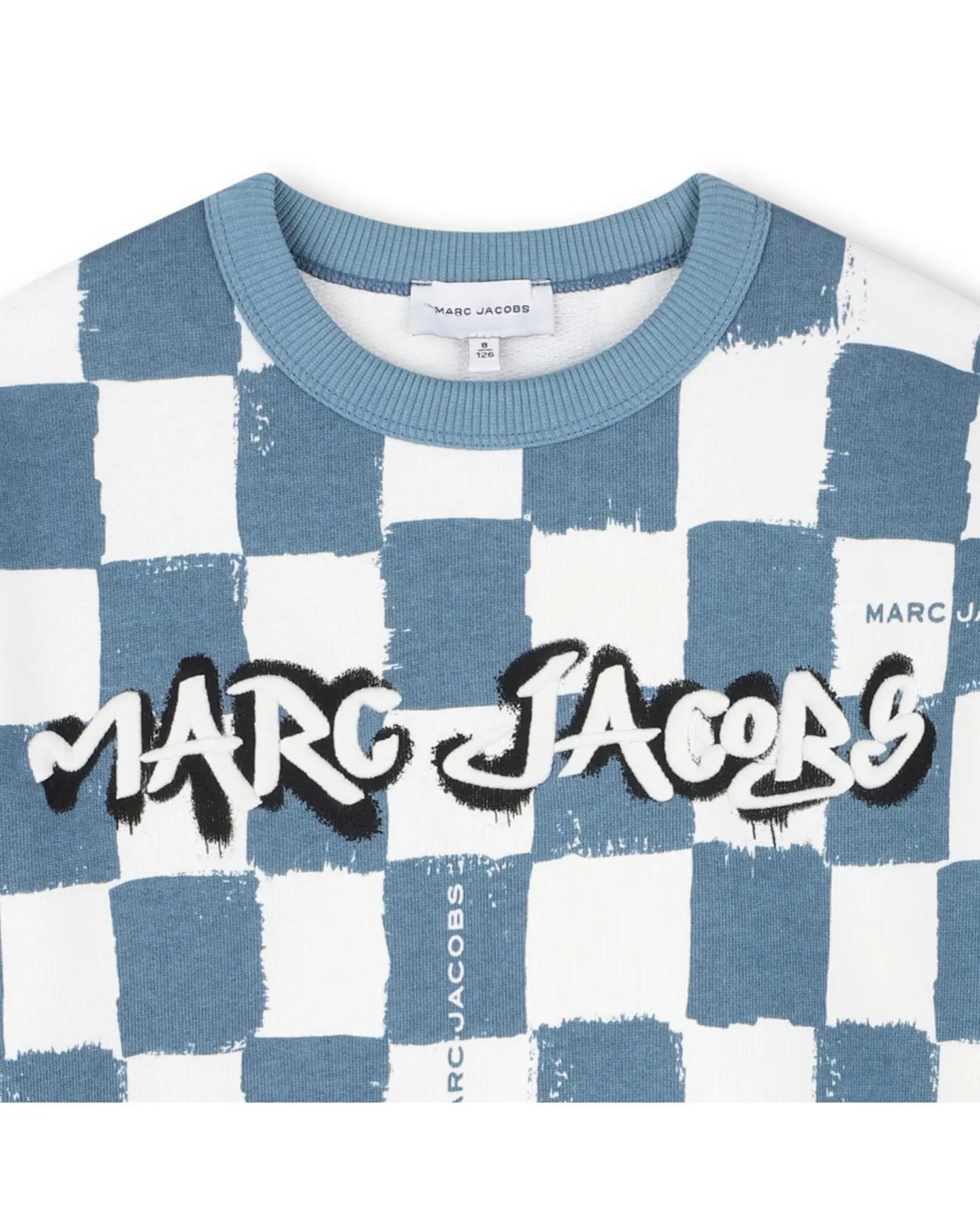 Свитшот без капюшона для мальчика из хлопка Marc Jacobs, Natural — фото 2