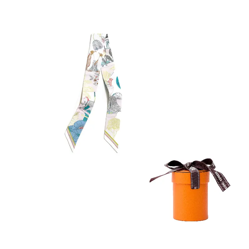 

HERMES Шёлковый шарф унисекс разноцветный, Multicolor