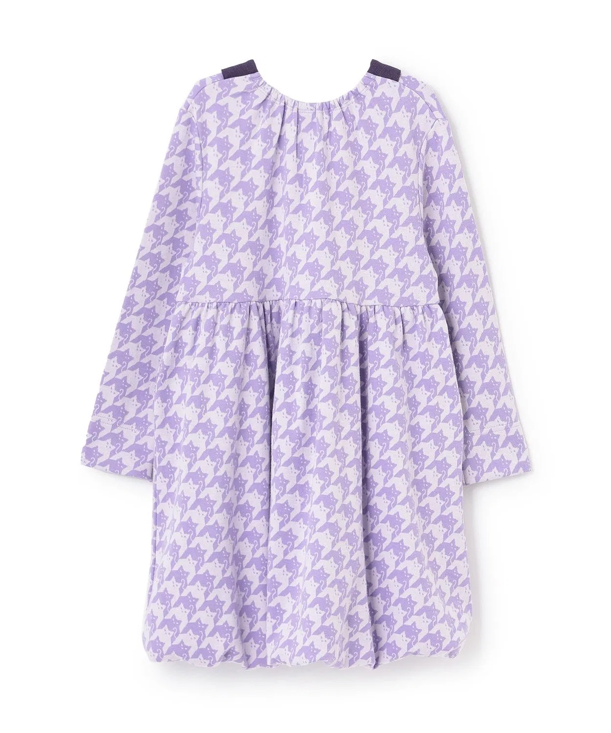 Детское платье с кошачьим принтом ANNA SUI mini лавандовое — фото 2