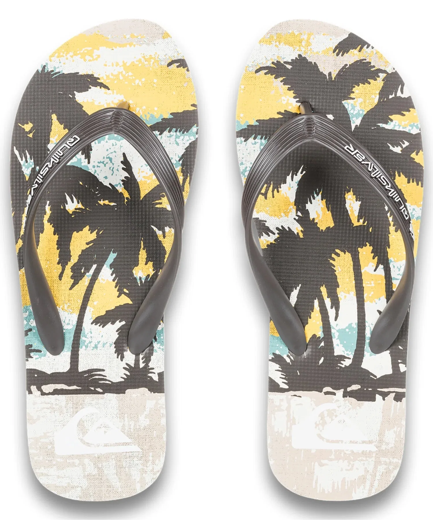 Мужские пляжные сланцы Quiksilver MOLOKAI ART 25 белые — фото 3