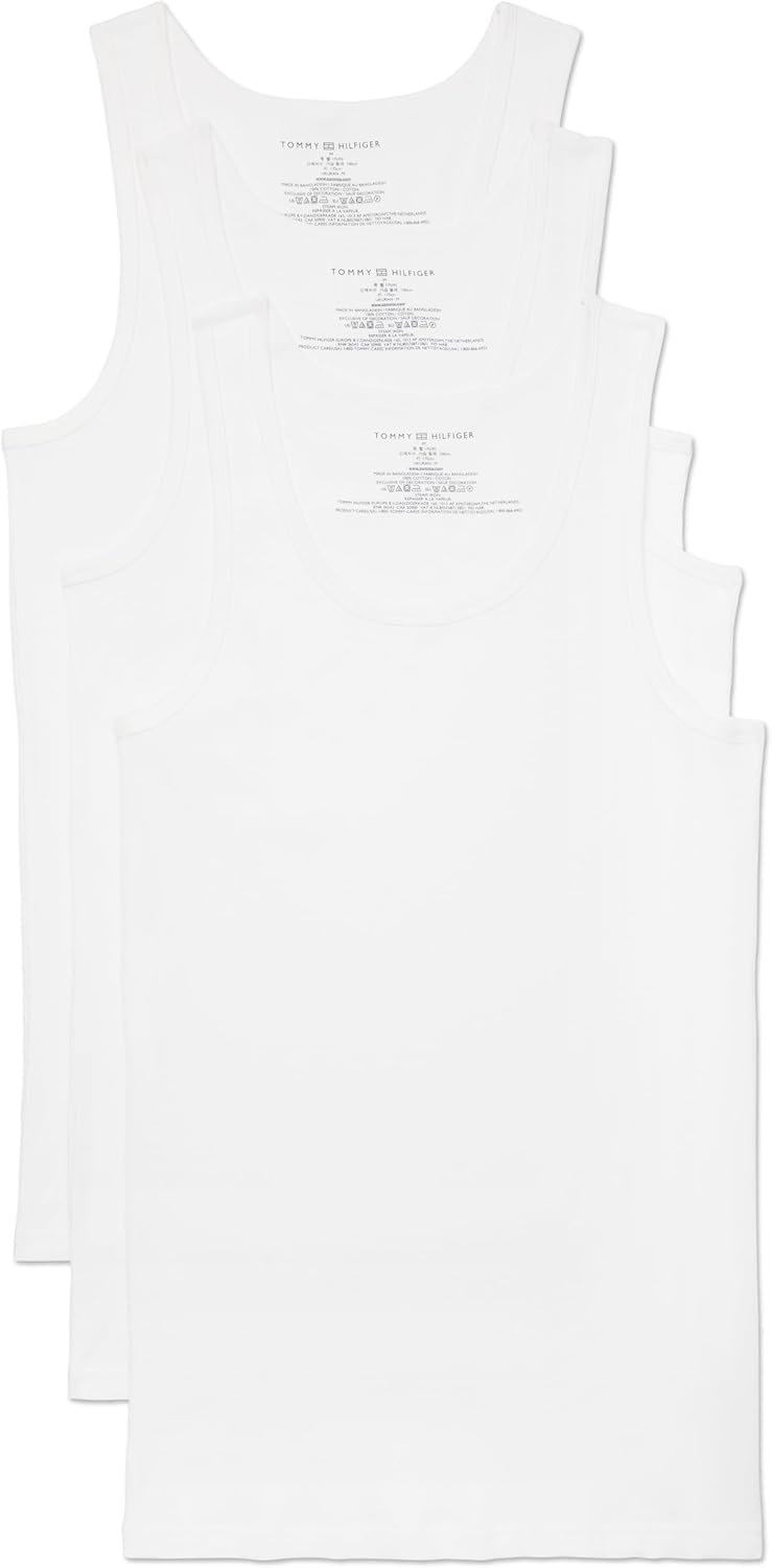 

Комплект из 3 футболок Tommy Hilfiger Men's Cotton Classics, 3 White