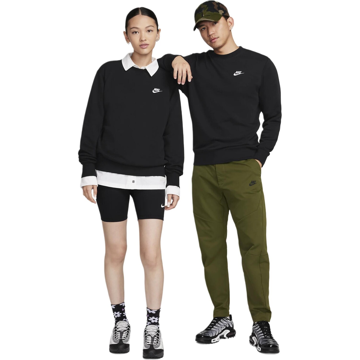Толстовка мужская комплект из 2 шт., черная Nike, черный — фото 2