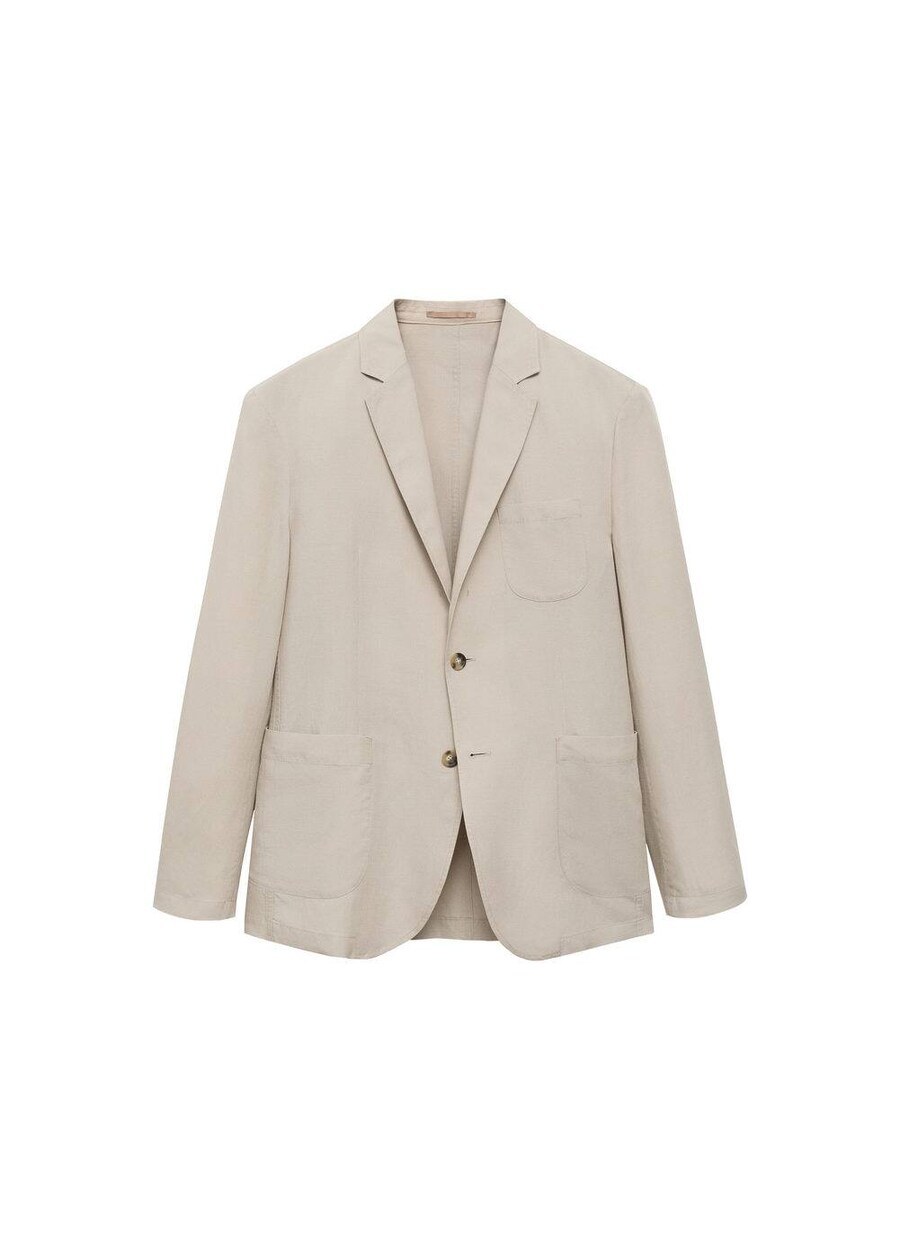 

Приталенный пиджак MANGO MAN Delave, Beige