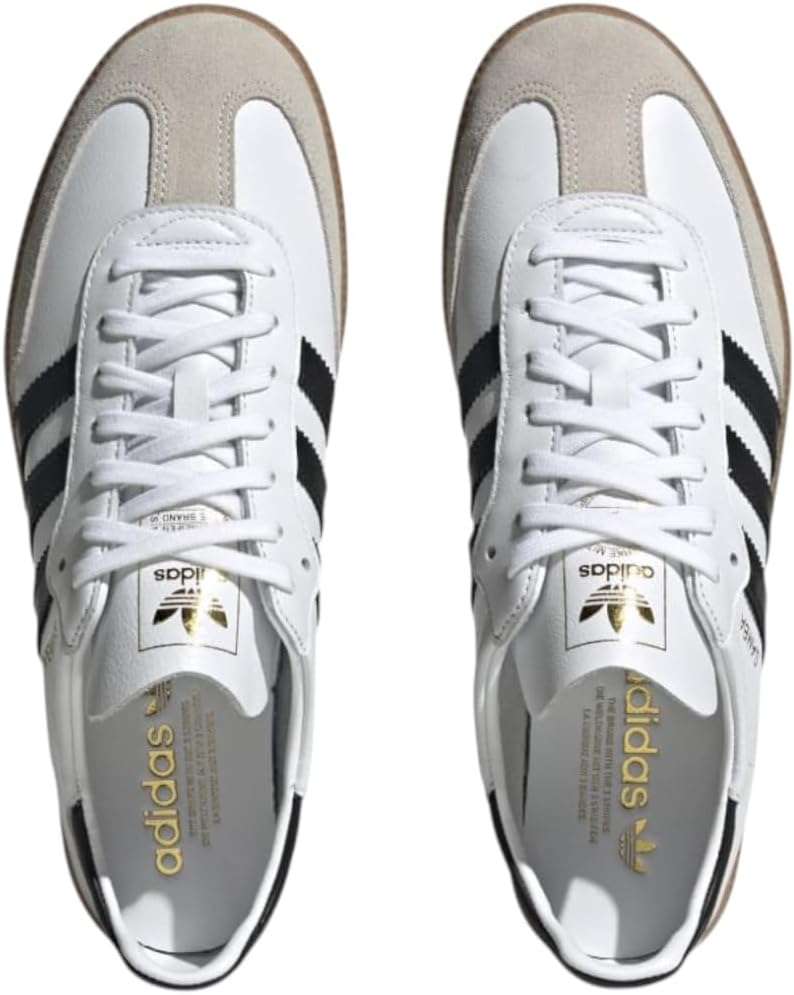 Мужские кроссовки Adidas Originals Samba Decon из кожи, белый — фото 3