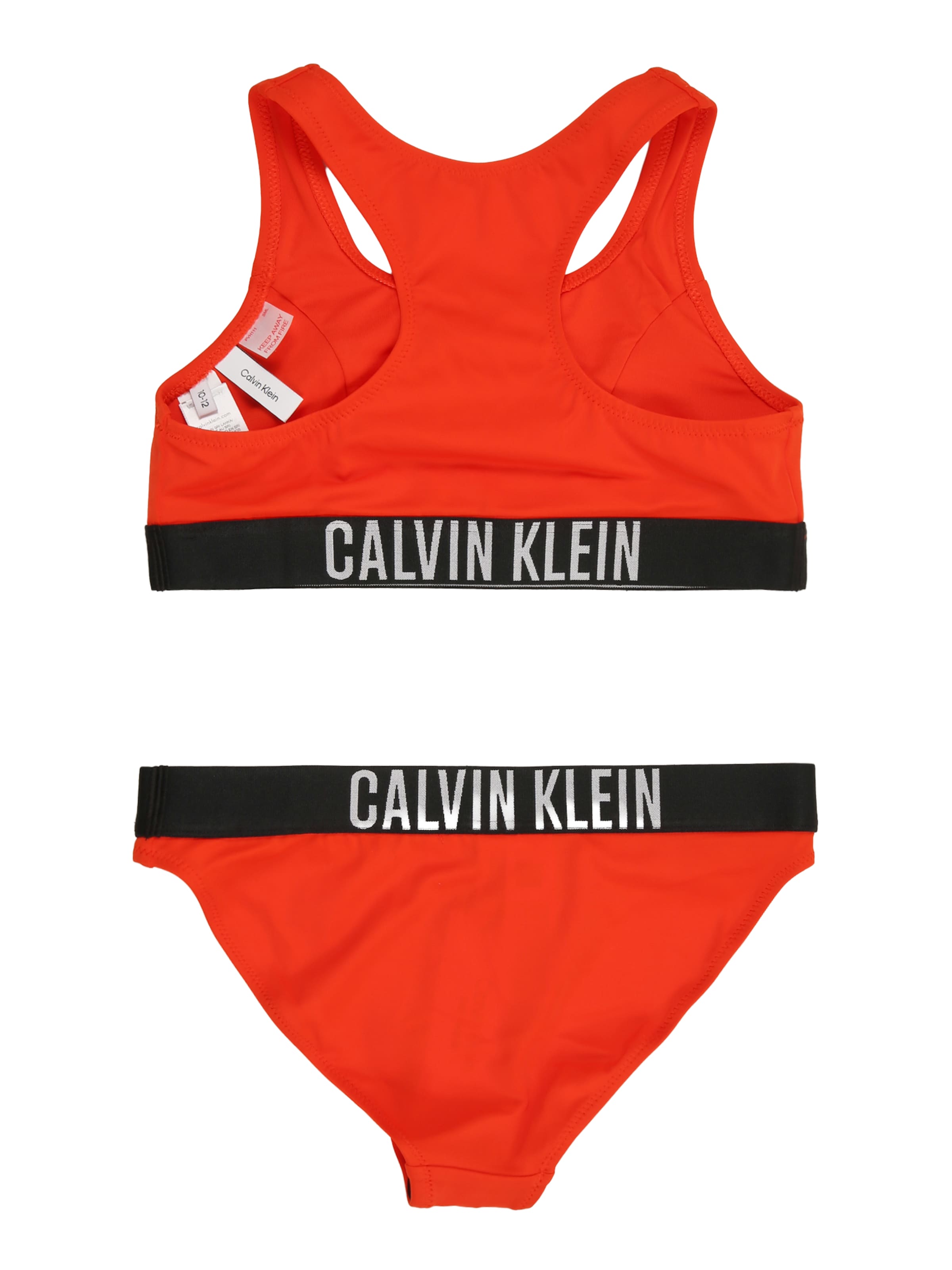 Calvin Klein Swimwear Бралетте бикини в оранжево-красном цвете — фото 2