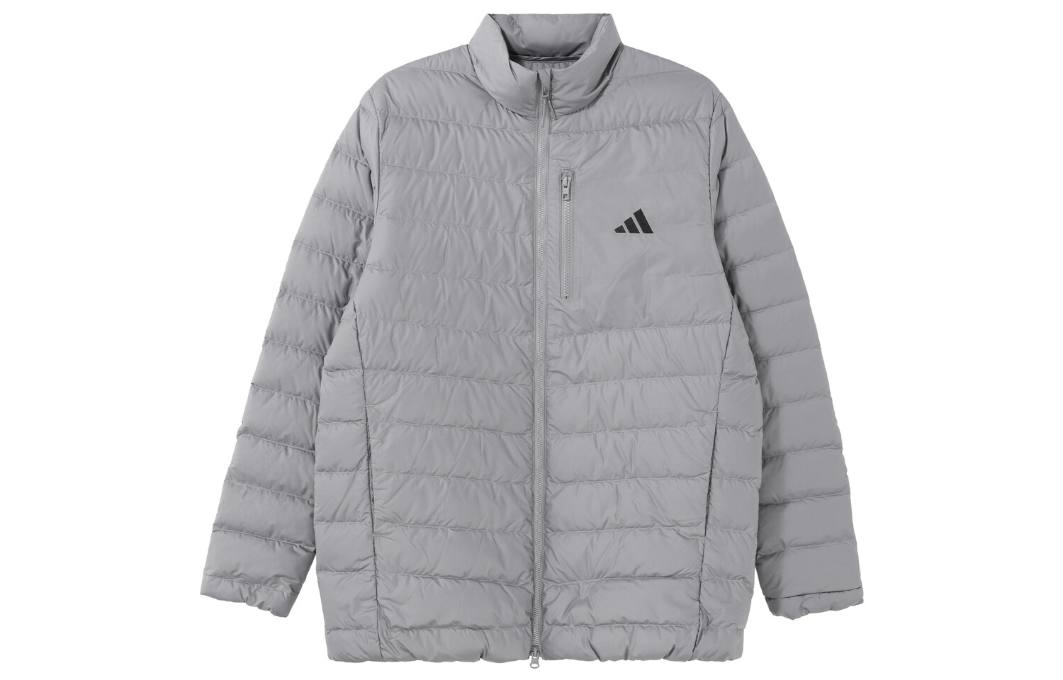 

Пуховик мужской серый Adidas, серый