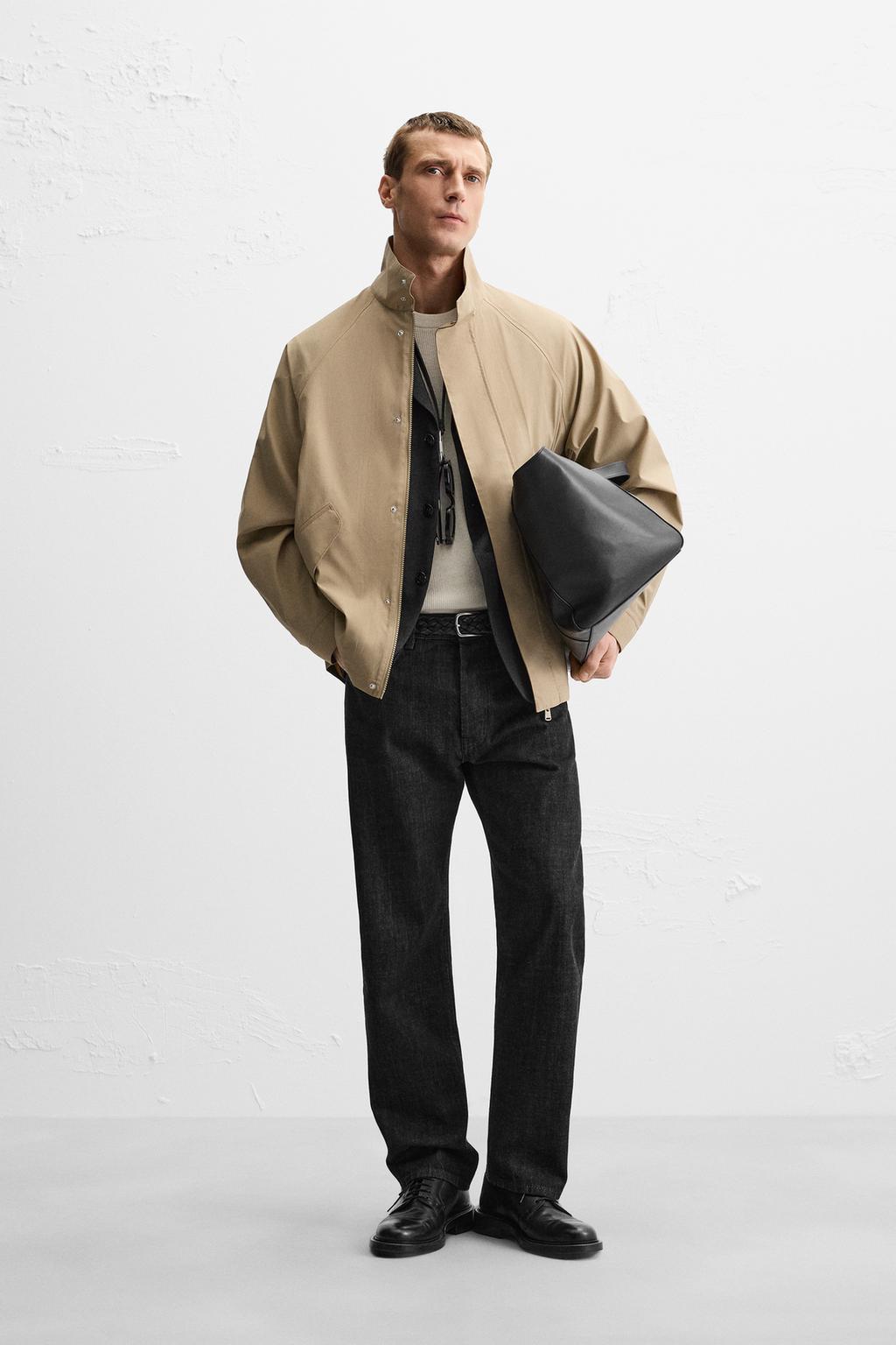 

Легкая водоотталкивающая парка ZARA, песочный
