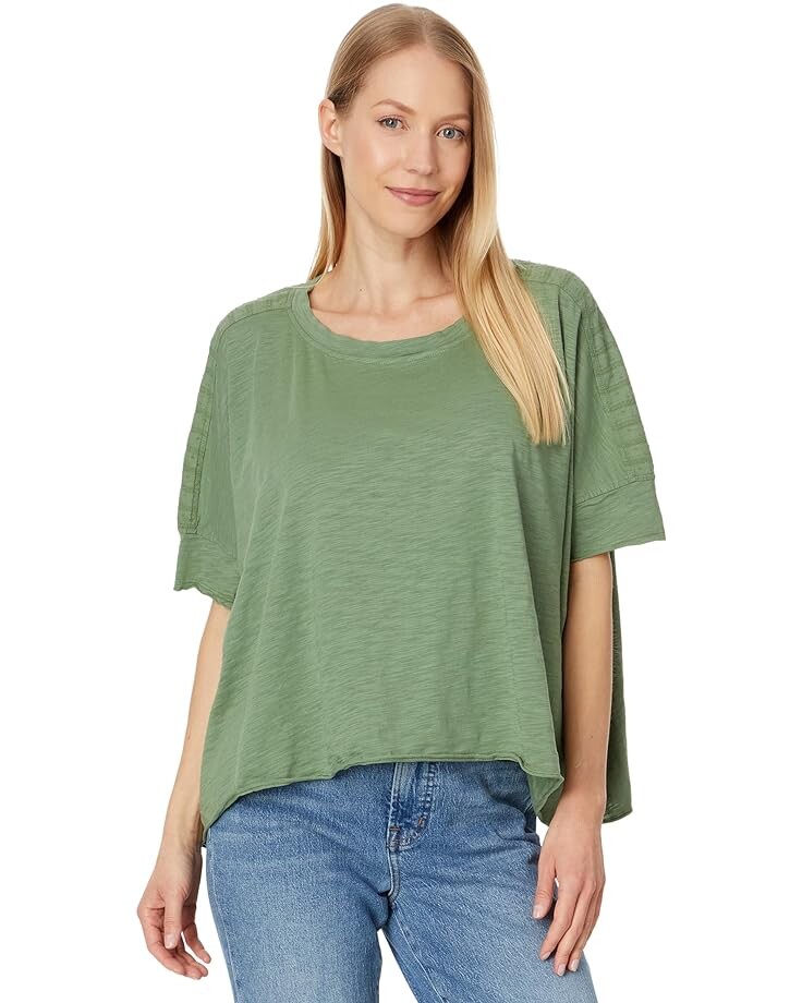 

Футболка Mod-o-doc Half Sleeve Open Crew Oversized Boxy, цвет Mint Moss