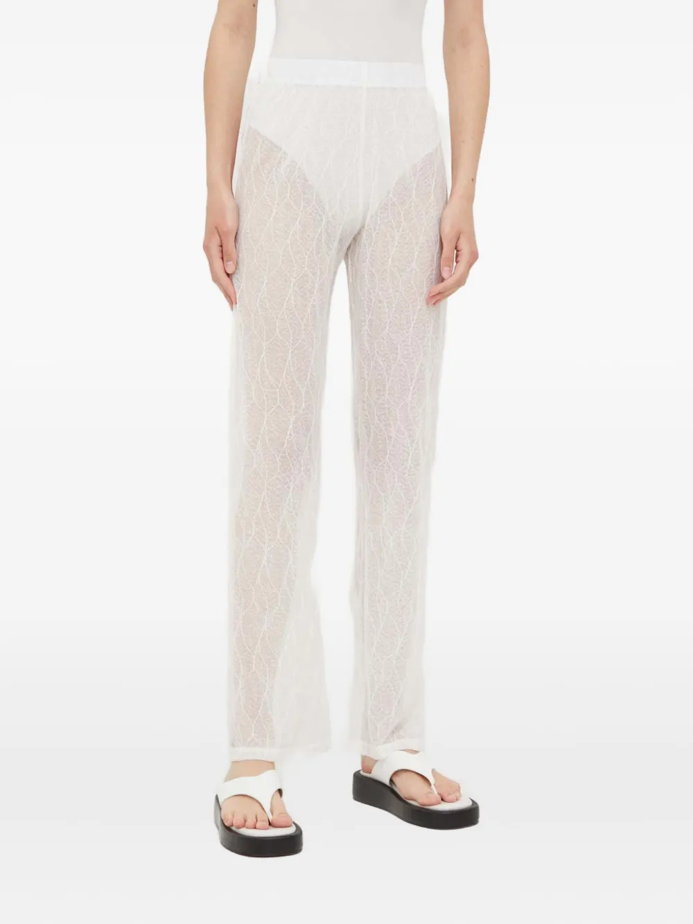 

Брюки с узором Résumé, белый