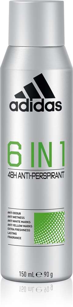 

Антиперспирант 6 в 1 Adidas, vyrams 150 мл