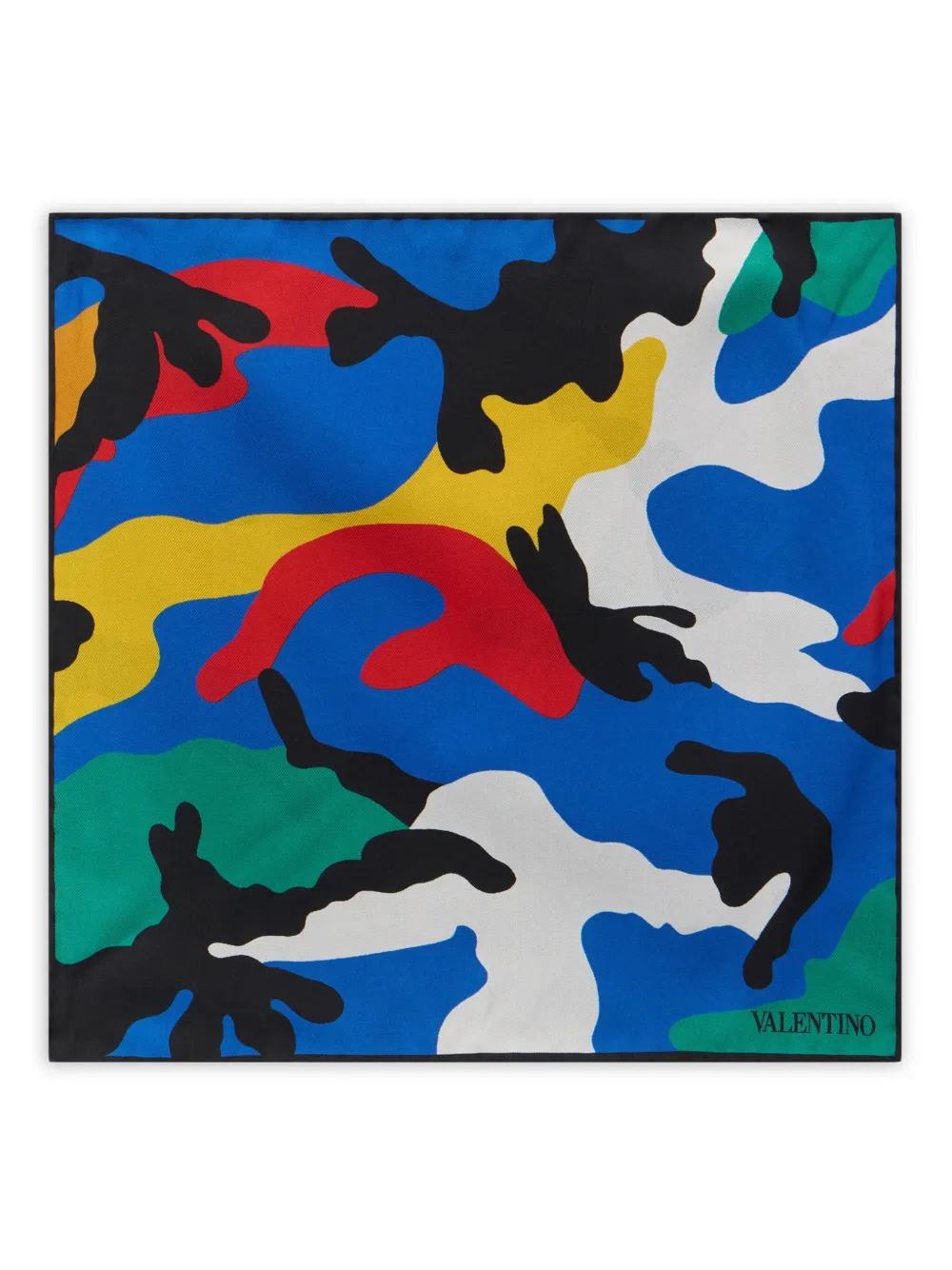 

Камуфляжный платок для пиджака Valentino Garavani, синий