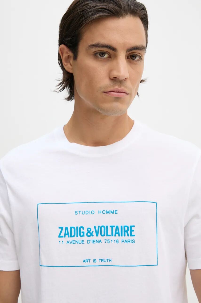 

Хлопковая футболка ZADIG&VOLTAIRE, белый