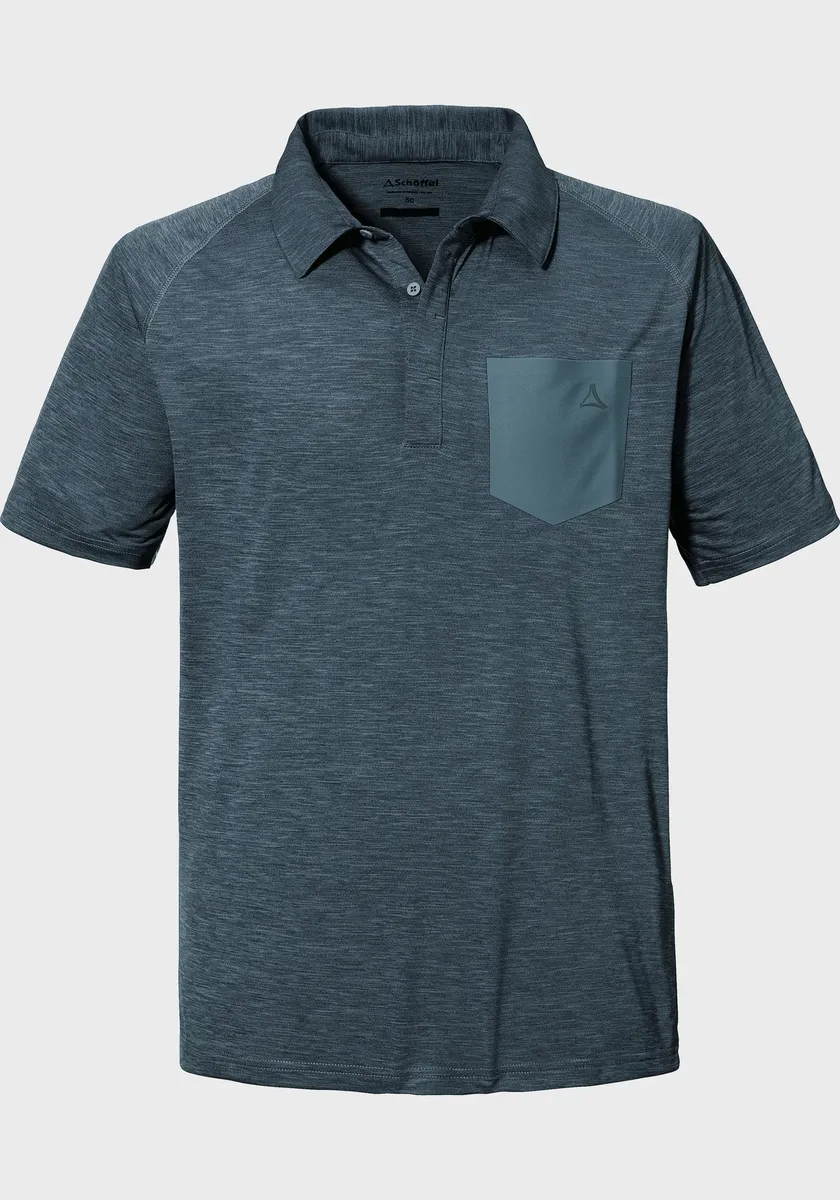 

Рубашка-поло Schöffel "Polo Shirt Hocheck M", серый