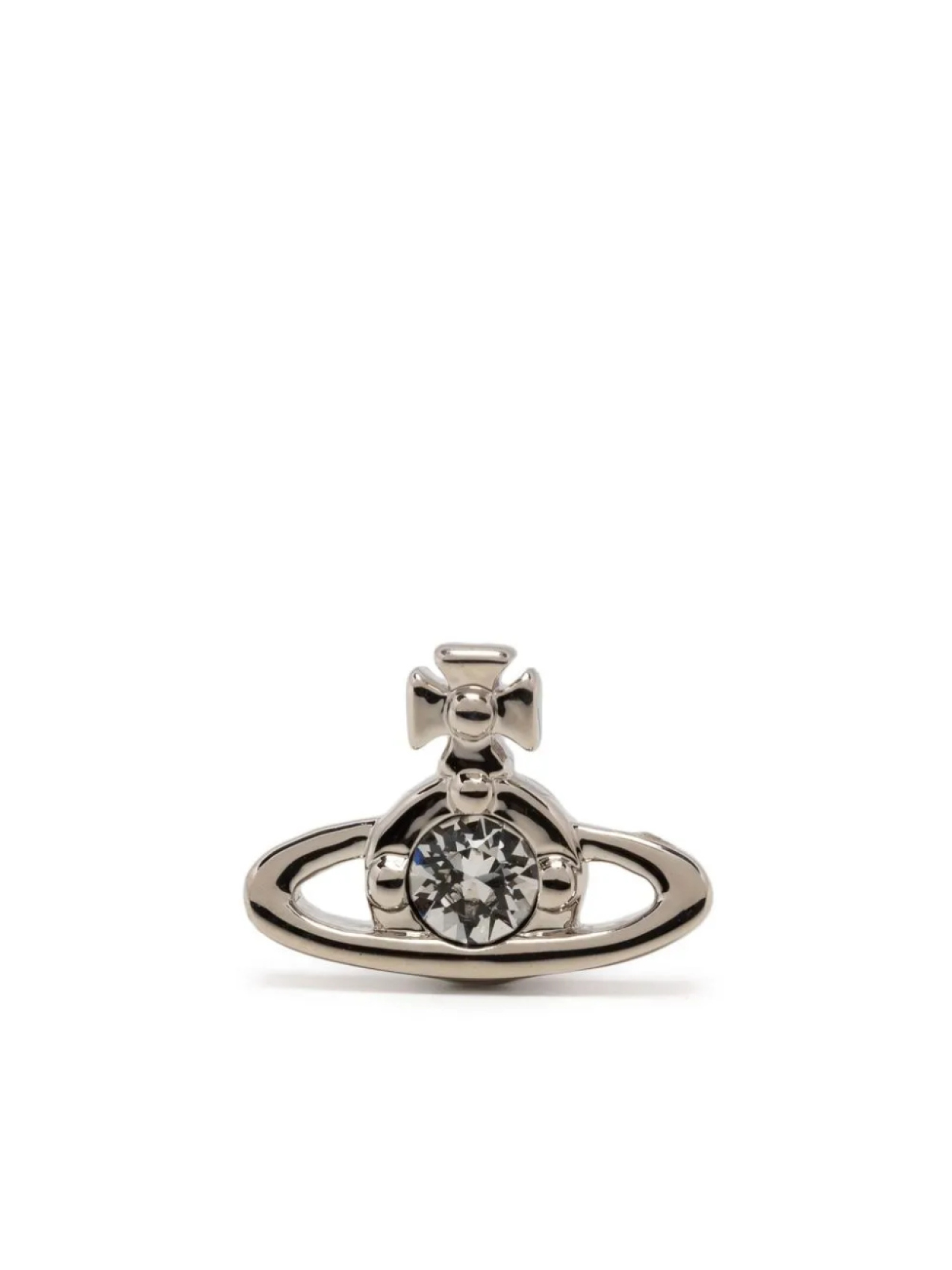 

Vivienne Westwood серьга-гвоздик Nano Solitaire, серебряный