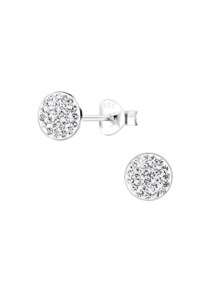 

Alexander York Серьги-гвоздики Geo CRYSTAL из белого серебра 925 пробы, комплект из 2 штук