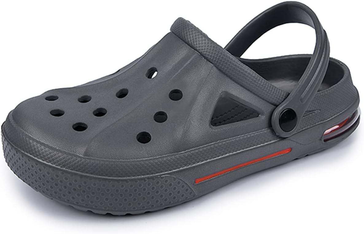 

Женские мужские босоножки для пляжа, водные туфли, обувь, тапочки, прогулочные туфли, домашние, туристические туфли, дышащие сетчатые мюли, кроссовки с открытой пяткой, обувь без шнуровки Dreser, серый