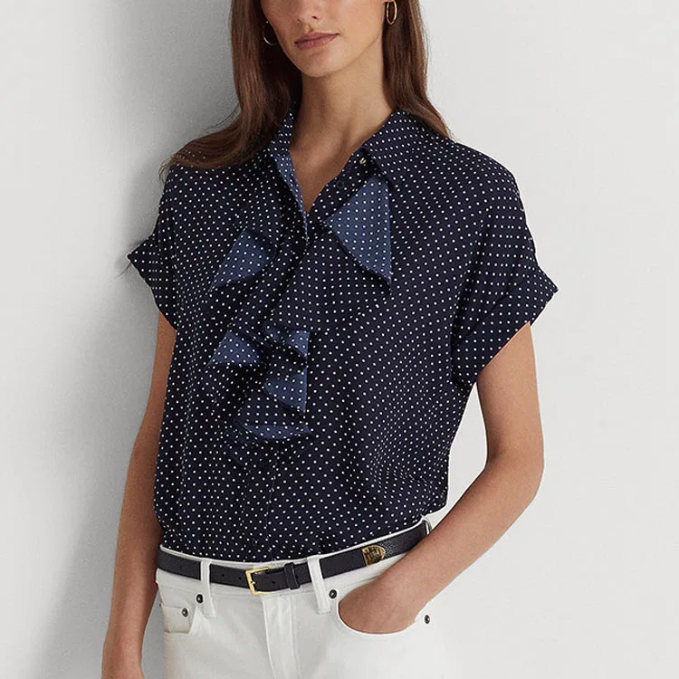 Рубашка женская Polo Ralph Lauren Marine Blue — фото 4